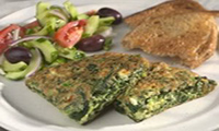 Recipe For Spinach Omelet and Feta